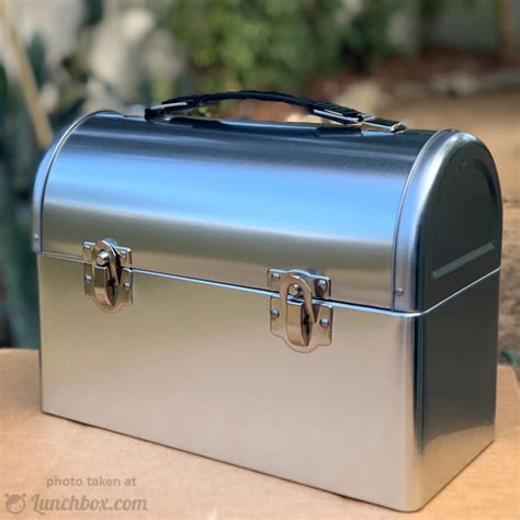 lunch box metal dome|Dome Metal Lunch Box .